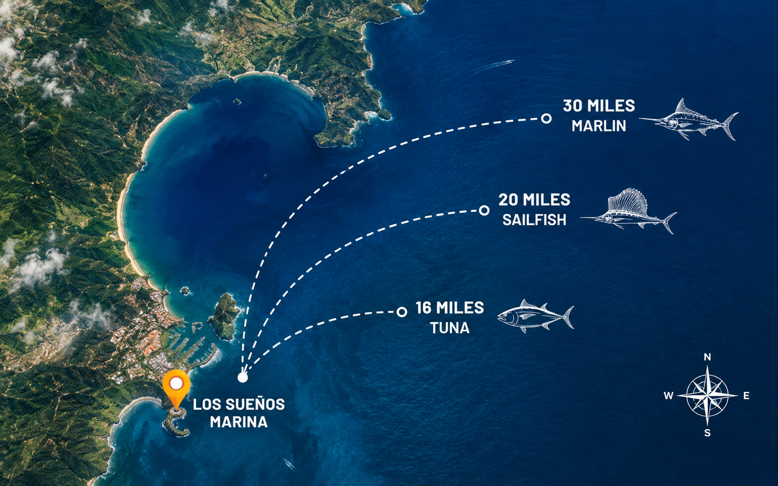 Fishing Grounds Map Jaco